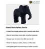 Modern Artefacts Black Elephant Figurine Showpiece
