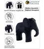 Modern Artefacts Black Elephant Figurine Showpiece
