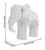 Modern Artefacts White Elephant Figurine Showpiece