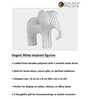 Modern Artefacts White Elephant Figurine Showpiece