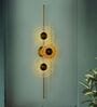 Modern Artistic Wall Light with Golden Accents
