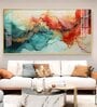 Modern Artwork Fantasy Glass Finish Horizontal Wall Art