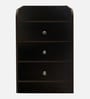 Modern Bedside Table in Black & White Colour