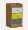 Modern Bedside Table in Multi Finish with Drawers