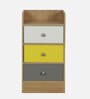 Modern Bedside Table in Multi Finish with Drawers
