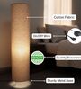 Modern Beige Cylinder Floor Lamp   Stylish Lighting for Living Room & Bedroom
