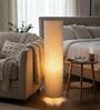 Modern Beige Cylinder Floor Lamp   Stylish Lighting for Living Room & Bedroom