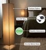 Modern Beige Cylinder Floor Lamp   Stylish Lighting for Living Room & Bedroom