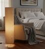 Modern Beige Cylinder Floor Lamp   Stylish Lighting for Living Room & Bedroom