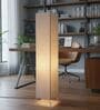 Modern Beige Cylinder Floor Lamp   Stylish Lighting for Living Room & Bedroom