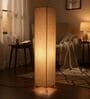 Modern Beige Cylinder Floor Lamp   Stylish Lighting for Living Room & Bedroom