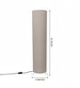 Modern Beige Cylinder Floor Lamp   Stylish Lighting for Living Room & Bedroom