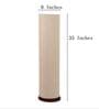 Modern Beige Cylinder Floor Lamp   Stylish Lighting for Living Room & Bedroom