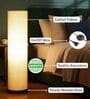 Modern Beige Cylinder Floor Lamp   Stylish Lighting for Living Room & Bedroom