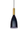 Modern Black and Gold Bottle Pendant Light