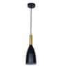 Modern Black and Gold Bottle Pendant Light