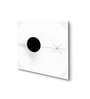 Modern Black and White Circles Set of 2 Canvas Wall Painting Stretch Canvas Frame