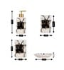 Modern Black Ceramic (Set of 4) Bath Set