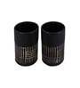 Modern Black Ceramic Set of 4 Bath Accessories Set 