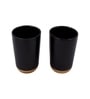 Modern Black Ceramic Set of 4 Bath Accessories Set 