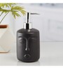 Modern Black Ceramic Soap Dispenser