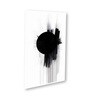 Black Circle on Abstract Canvas Wall Painting Stretch Canvas Frame