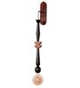 Modern Black Geometric Wooden Hanging Wall Sconce