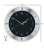 Modern Black Glass Wall Clock