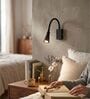 Modern Black LED Wall Mounted Reading Light with Flexible Gooseneck Arm