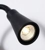 Modern Black LED Wall Mounted Reading Light with Flexible Gooseneck Arm