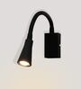 Modern Black LED Wall Mounted Reading Light with Flexible Gooseneck Arm