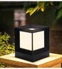 Modern Black Outdoor Gate Light & Pillar Lamp