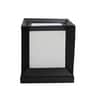 Modern Black Outdoor Gate Light & Pillar Lamp