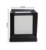 Modern Black Outdoor Gate Light & Pillar Lamp