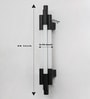Modern Black Vertical LED Wall Light