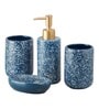 Modern Blue Ceramic (Set of 4) Bath Set