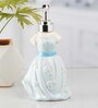 Modern Blue Ceramic Soap Dispenser