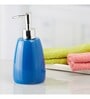 Modern Blue Ceramic Soap Dispenser