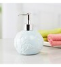 Modern Blue Ceramic Soap Dispenser
