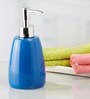 Modern Blue Ceramic Soap Dispenser