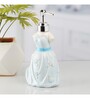 Modern Blue Ceramic Soap Dispenser
