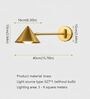 Modern Brass Cone Wall Light with Directional Arm