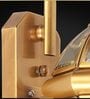 Modern Brass Finish Glass Wall Lantern Light for Indoor & Outdoor