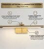 Modern Brass LED Picture Light Sleek