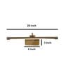 Modern Brass LED Picture Light Sleek