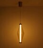 Modern Brass Prism Pendant Light