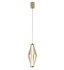 Modern Brass Prism Pendant Light