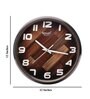 Brown Plastic Modern Modern Wall Clock