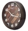 Brown Plastic Modern Modern Wall Clock