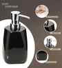 Black Modern Ceramic 3Pcs Bath Set